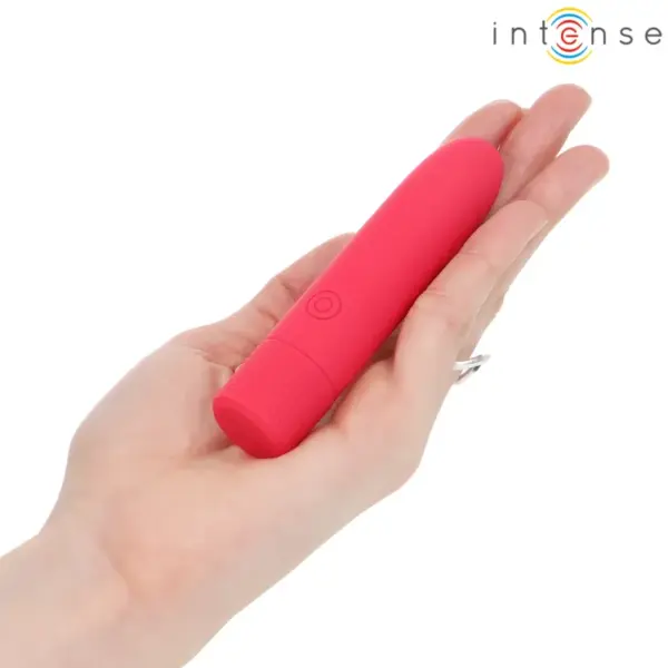 INTENSE - Bala vibradora recargable por USB con 8 vibraciones rojas - Imagen 7