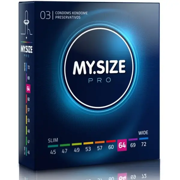 MY SIZE - PRO Preservativos 64 mm - Protección Personalizada y Placer Superior