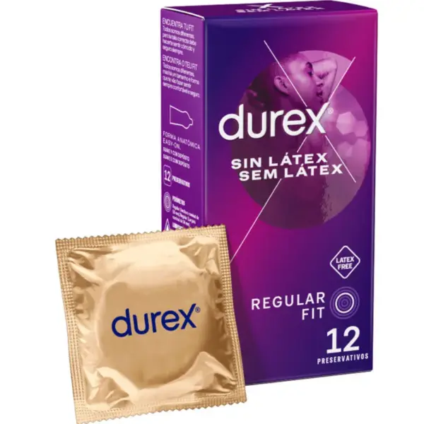 Durex - Preservativos Sin Látex 12 Unidades