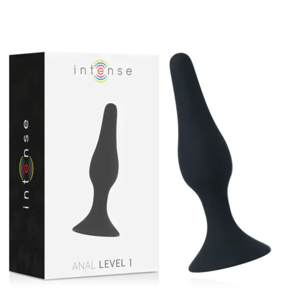 Intense - Anal Level 1 10.5cm Negro - Placer Anal Suave y Estimulante