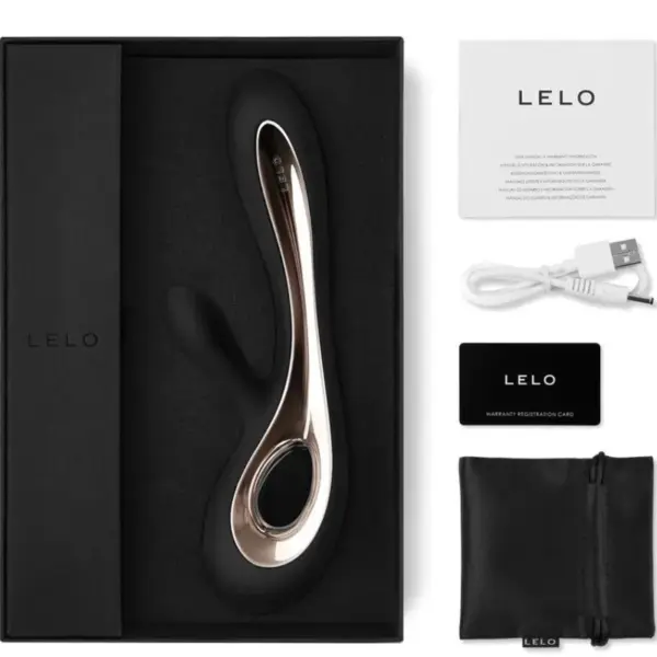 LELO - Soraya 2 Negro Vibrador Rabbit - Imagen 2