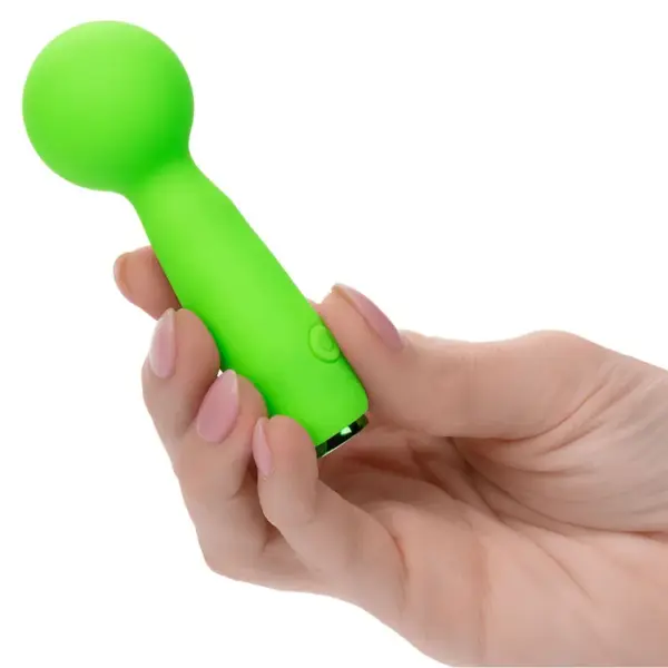 CALEXOTICS - Neon Vibes The Bubbly Vibe Mini Masajeador 10 Vibraciones Verde - Imagen 5