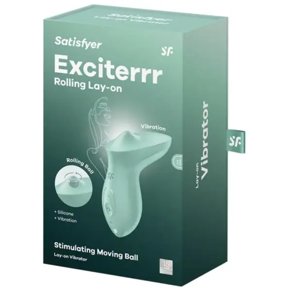 SATISFYER - Vibrador Lay-On Clítoris Menta para Placer Inigualable - Imagen 5