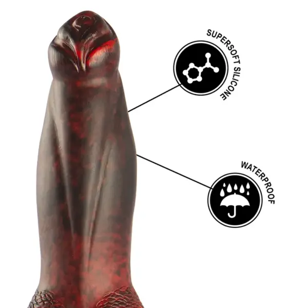 EPIC - Prometheus Dildo Titan en Llamas Recargable Control Remoto - Imagen 9