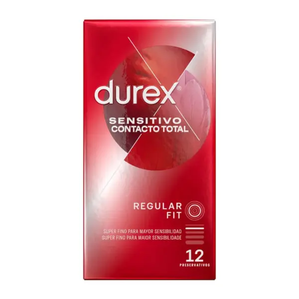 Durex - Sensitivo Contacto Total 12 Unidades - Imagen 2