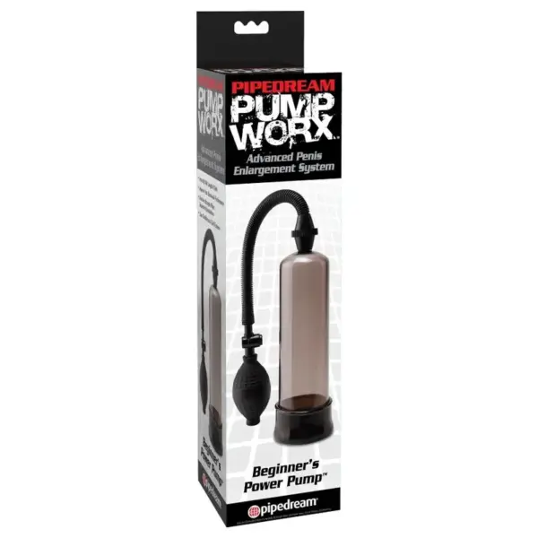 PUMP WORX - Bomba de Erección para Principiantes Negra - Imagen 2