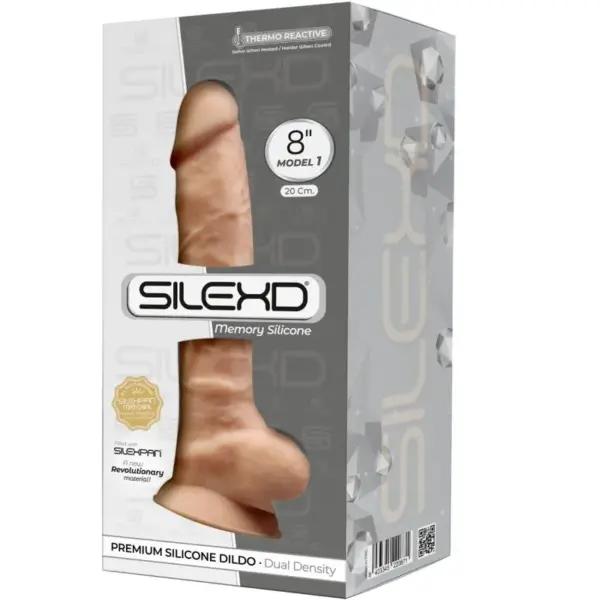 SILEXD - Modelo 1 Pene Realístico Silicona Premium SILEXPAN 20 cm - Imagen 2