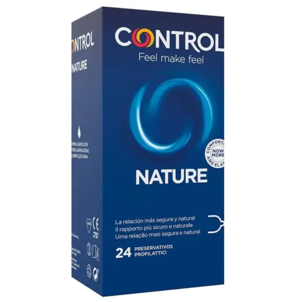 CONTROL - ADAPTA NATURE PRESERVATIVOS 24 UNIDADES - Protección y Placer