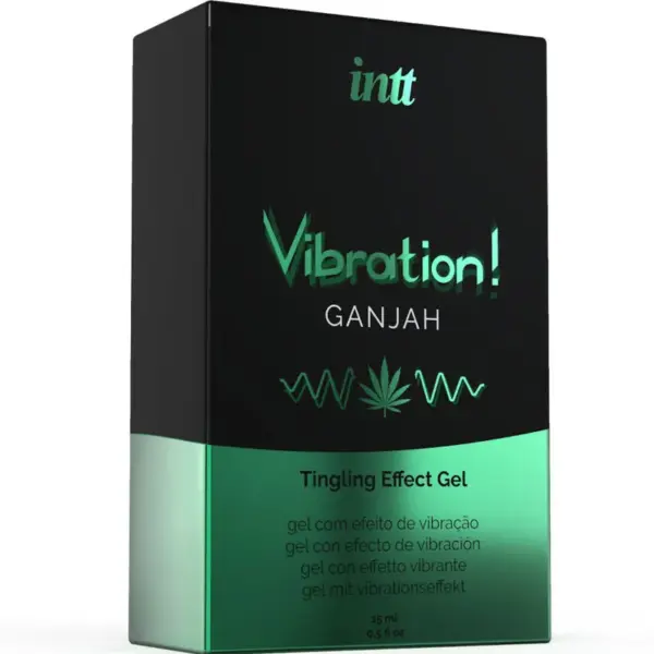 INTT - Gel Vibrador Líquido Cannabis 15ML - Estimulante Íntimo Potente - Imagen 3