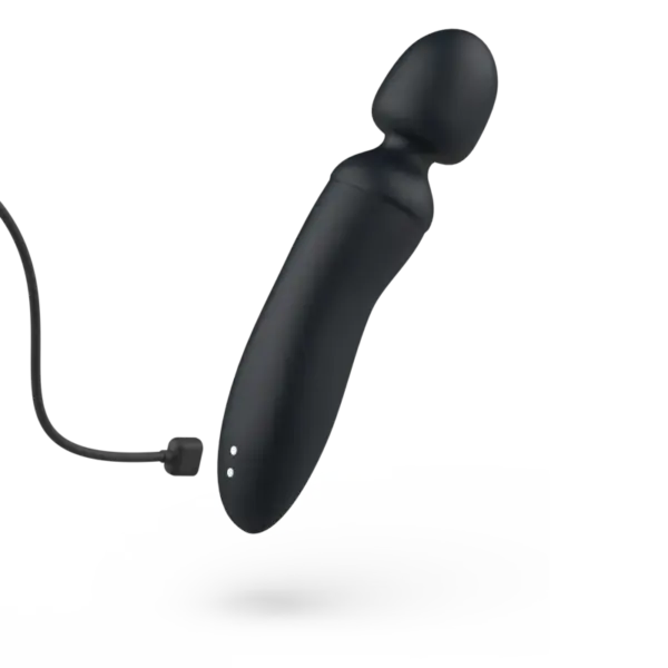 B SWISH - BTHRILLED VIBRADOR WAND PREMIUM NEGRO - Imagen 2