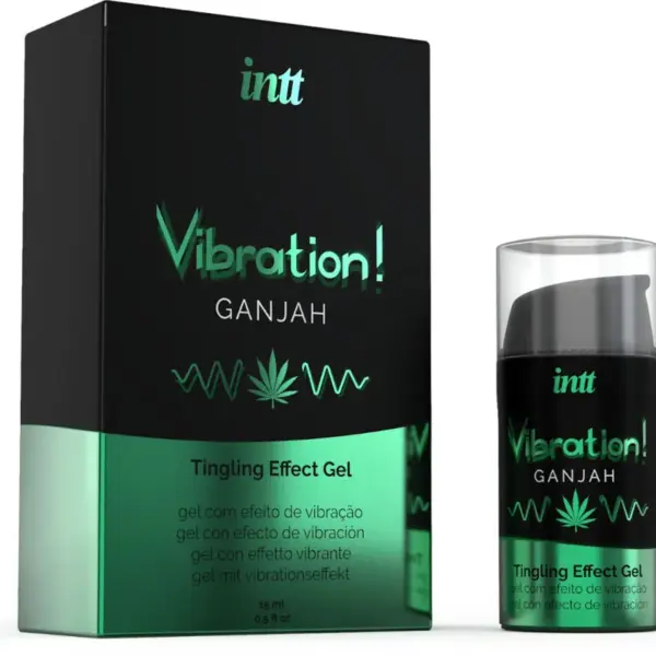 INTT - Gel Vibrador Líquido Cannabis 15ML - Estimulante Íntimo Potente - Imagen 2