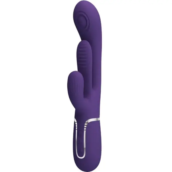 Pretty Love - Vibrador rabbit con licking morado