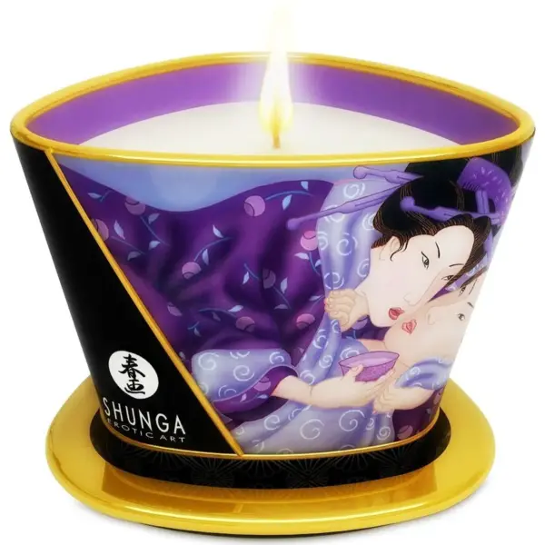 SHUNGA - Mini Caress by Candlelight Vela Masaje Frutas Exóticas 170 ML