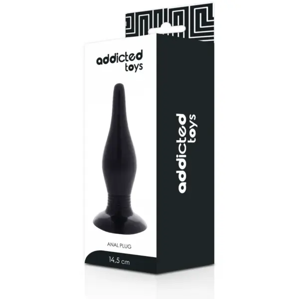 ADDICTED TOYS - Plug Anal de 14.5 cm Negro - Imagen 4