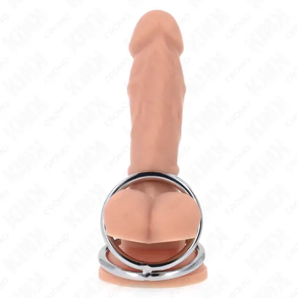 KINK - Anillo Pene Triple de Metal Cromado para Experiencias BDSM Intensas - Imagen 3