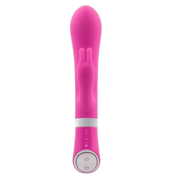 B SWISH - Vibrador rabbit Bwild Deluxe con estimulación clitorial en color frambuesa - Imagen 3