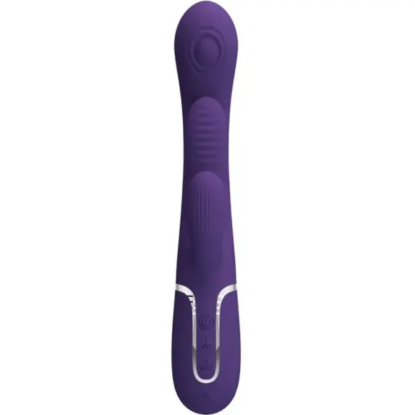 Pretty Love - Vibrador rabbit con licking morado - Imagen 3