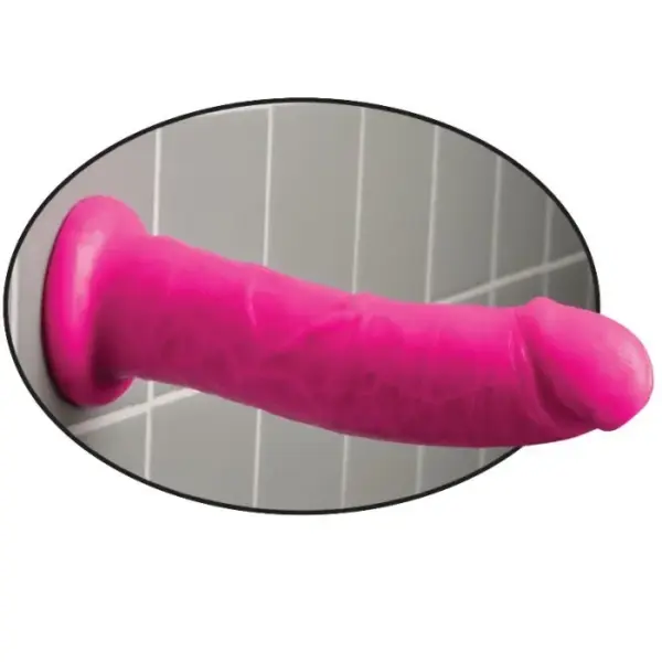 DILLIO - DILDO CON VENTOSA 20.32 CM ROSA - Imagen 3