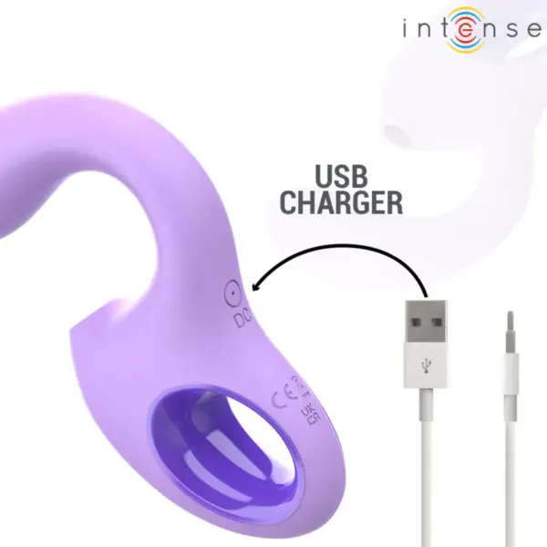 INTENSE - Baxter Vibrador & Estimulador Violeta Control Remoto - Imagen 6