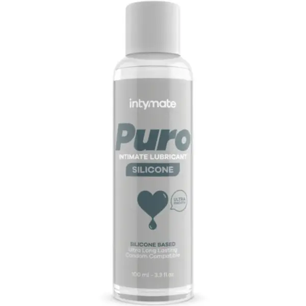 IntymateLine Intymate - Lubricante Puro Silicona 100 ML para Placer Duradero