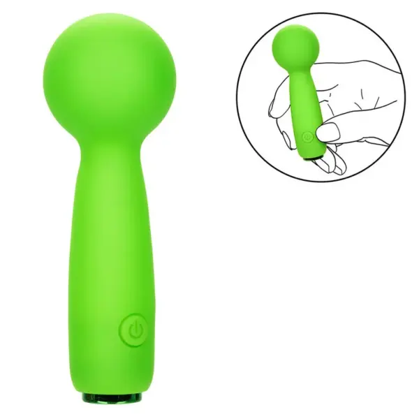 CALEXOTICS - Neon Vibes The Bubbly Vibe Mini Masajeador 10 Vibraciones Verde - Imagen 6