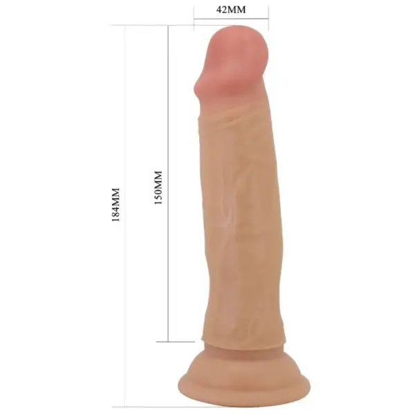 Pretty Love - Dildo Realístico Quentin 18 cm Natural - Imagen 5