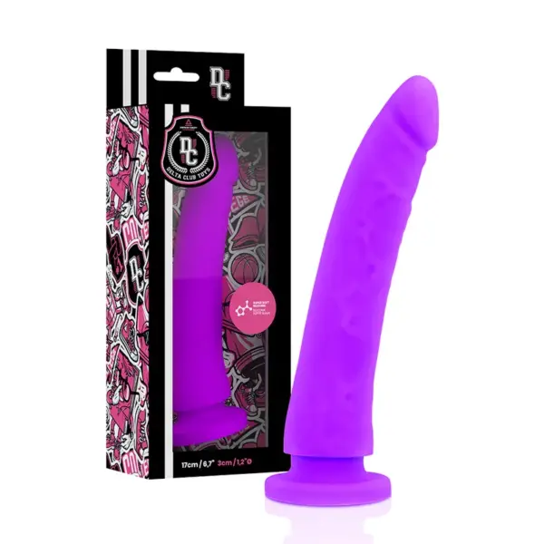 DELTA CLUB - Arnés + Dildo Lila Silicona Médica 17 cm -O- 3 cm - Imagen 3