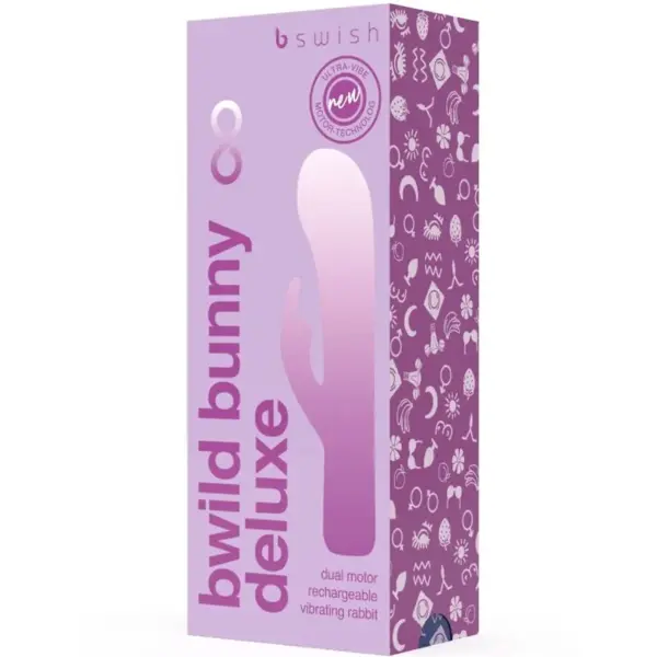 B SWISH - Vibrador rabbit con 10 vibraciones morado - Imagen 7