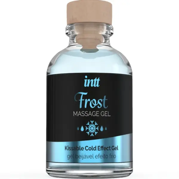 INTT Massage & Oral Sex - Gel de Masaje Sabor a Menta Efecto Frío Intenso