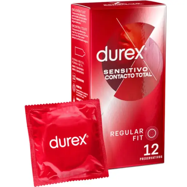 Durex - Sensitivo Contacto Total 12 Unidades