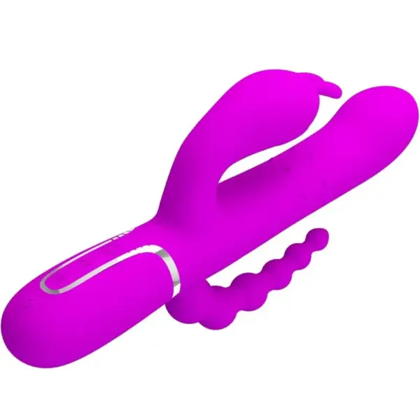 Pretty Love - Cammy Triple Vibrador Multifunción 4 en 1 Rosa - Imagen 4