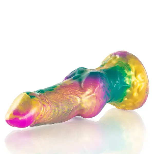 EPIC - Iris Dildo con Testículos Arcoíris de Placer - Imagen 6