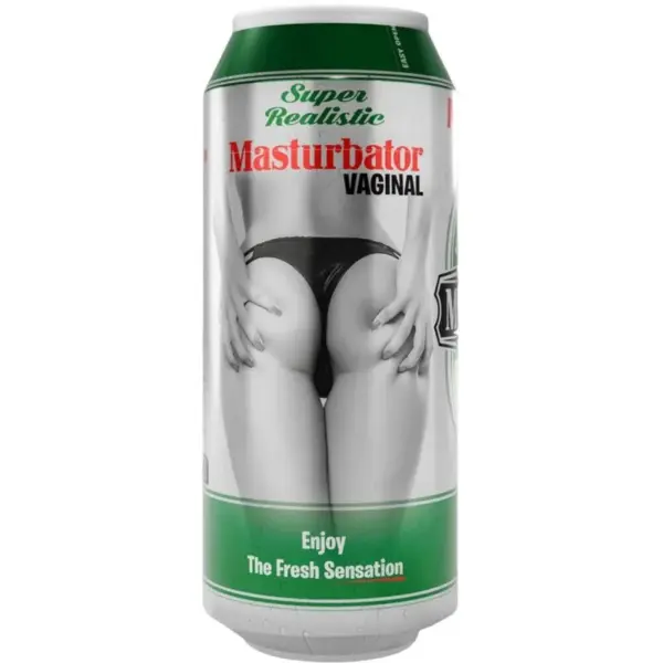 ALIVE - Masturbador Masculino Vagina Lata Cerveza - Imagen 3