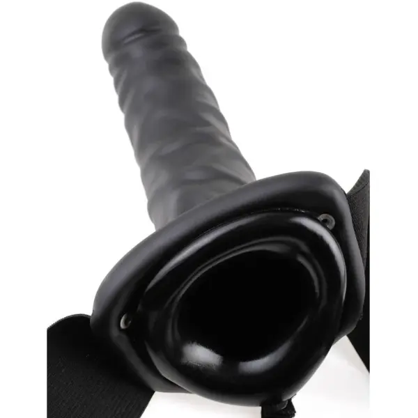 Fetish Fantasy Series - Arnés Vibrador Hueco 19 cm Negro - Imagen 4