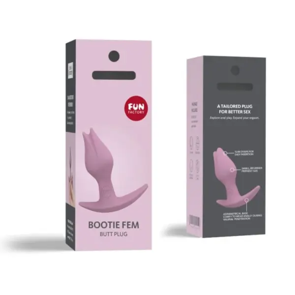 FUN FACTORY - Botín Fem Rosa: Plug Anal para Mujeres - Imagen 2