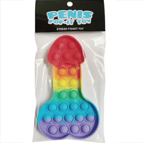 KHEPER GAMES - Juguete Antiestrés Penis Pop-It Multicolor