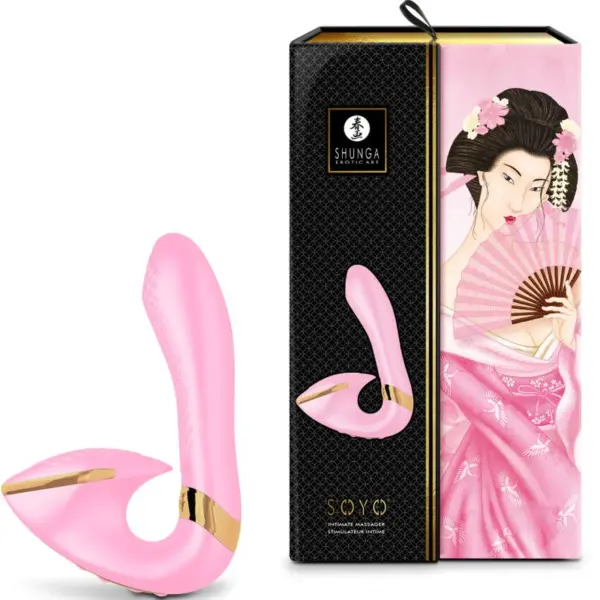 SHUNGA - SOYO Masajeador Íntimo Rosa: Placer Multisensorial para Ella - Imagen 3