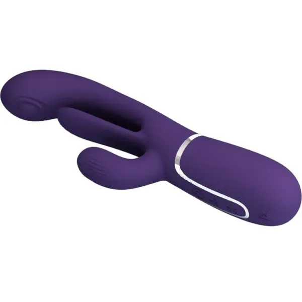 Pretty Love - Vibrador rabbit con licking morado - Imagen 5