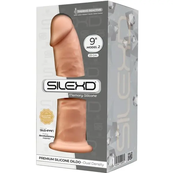 SILEXD - Modelo 2 Pene Realístico Silicona Premium Silexpan 23 cm - Imagen 3