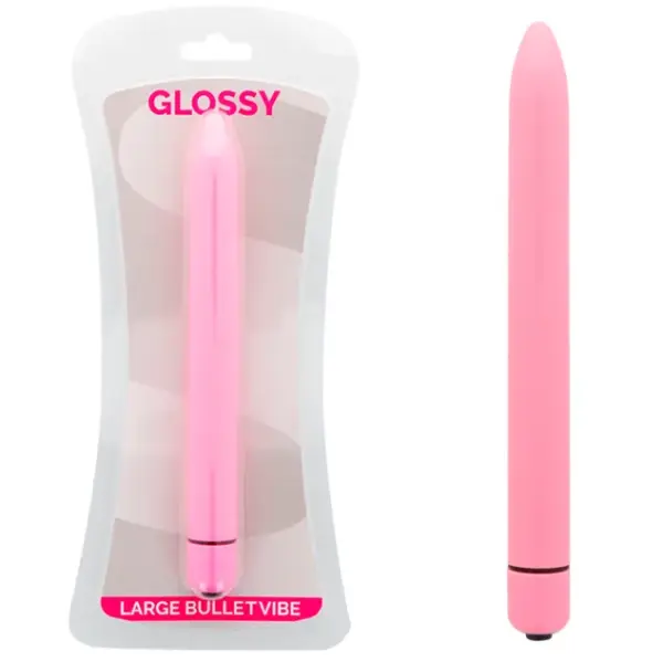 GLOSSY - Slim Vibrador Rosa para Placer Intenso