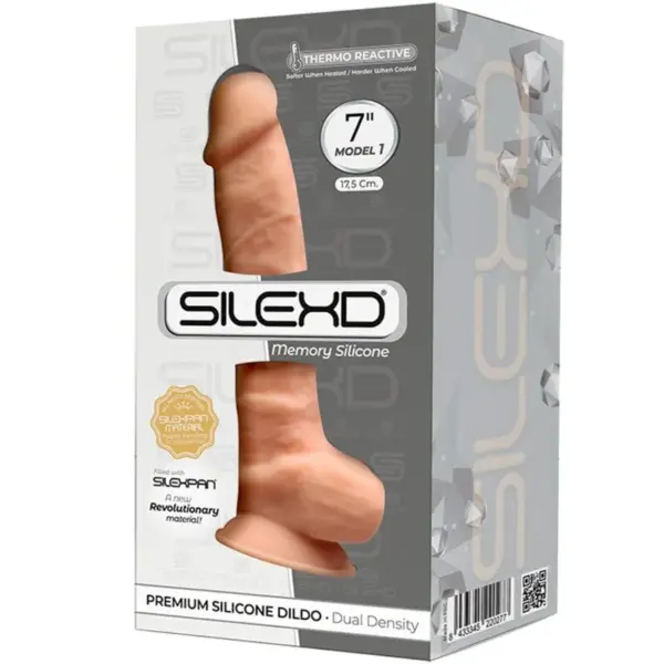 SILEXD - Modelo 1 Pene Realista Silicona Premium SILEXPAN 17.5 CM - Imagen 3