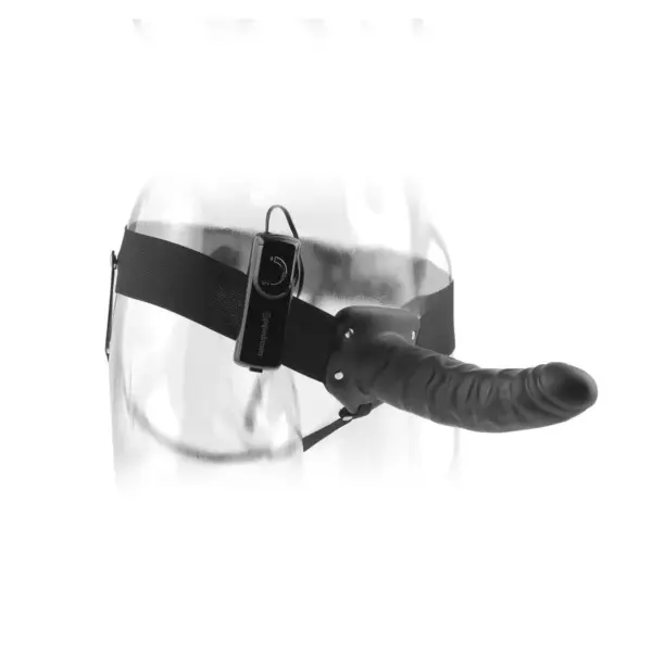 Fetish Fantasy Series - Arnés Vibrador Hueco 19 cm Negro - Imagen 2