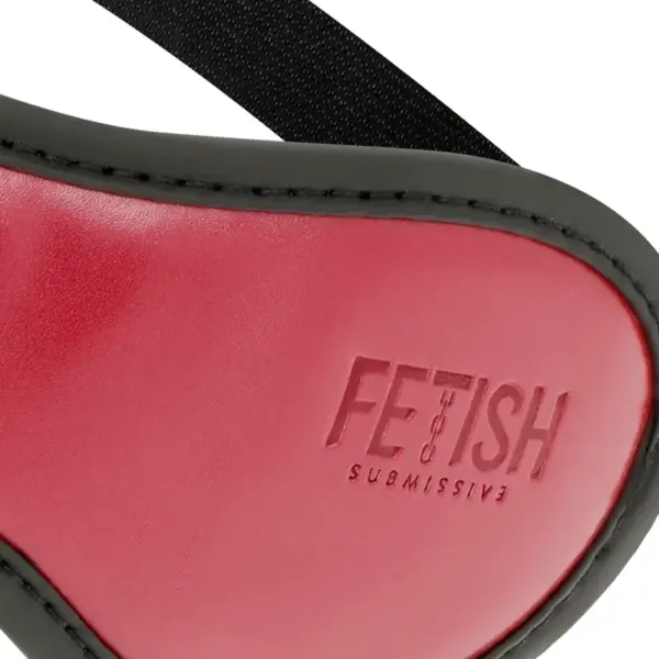 Fetish Submissive - Antifaz Cuero Vegano con Forro de Neopreno para Juegos BDSM - Imagen 3