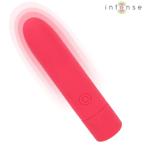 INTENSE - Bala vibradora recargable por USB con 8 vibraciones rojas - Imagen 3