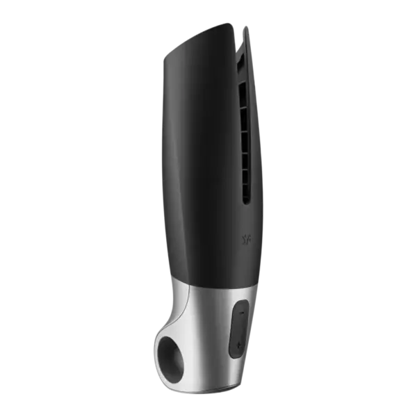 Satisfyer - Power Masturbator Negro y Plata - Imagen 4