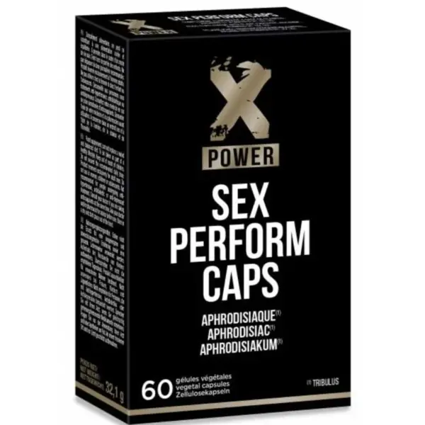 XPOWER - Sex Perform Caps 60 Cápsulas para un Placer Intensificado