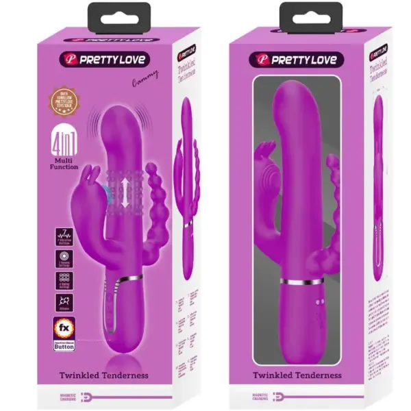 Pretty Love - Cammy Triple Vibrador Multifunción 4 en 1 Rosa - Imagen 10