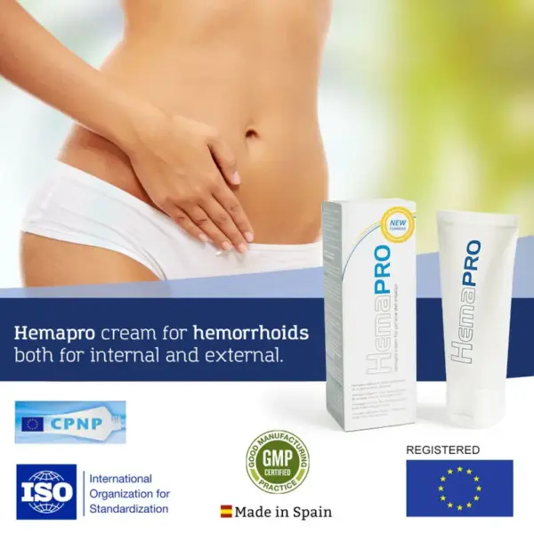 500 Cosmetics - Hemapro Cream Tratamiento para Hemorroides - Imagen 2