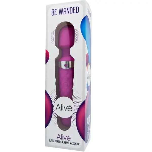 ALIVE - Be Wanded Masajeador Vibrador Violeta para Placer Personal - Imagen 2