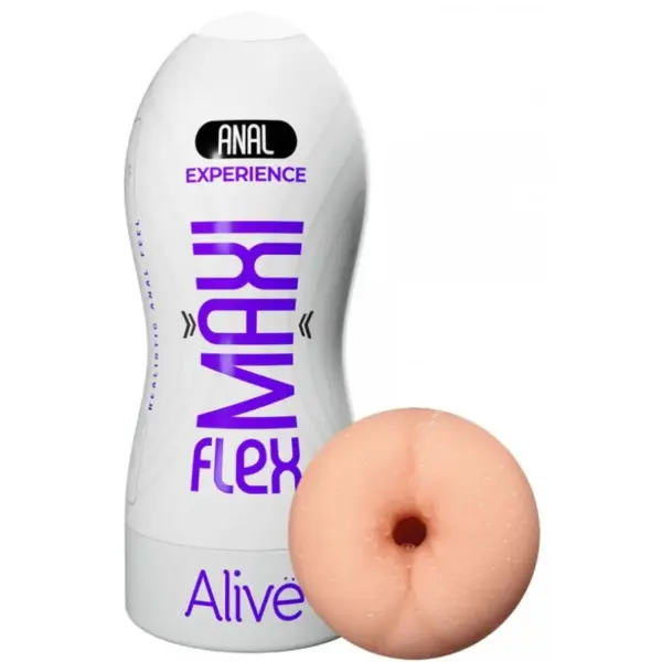 ALIVE - Maxi Flex Masturbador Masculino Ano Talla L - Imagen 2